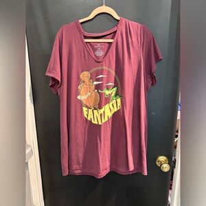 Torrid v-neck choker top fantasia